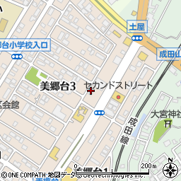 セブンイレブン成田美郷台３丁目店周辺の地図