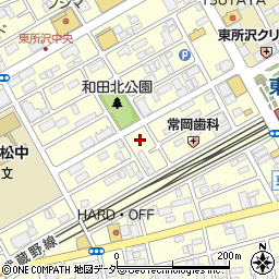 大栄パーク東所沢和田第３　１日貸大栄駐車場周辺の地図
