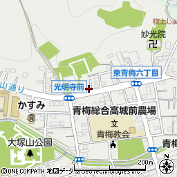 東京都青梅市東青梅6丁目23-14周辺の地図