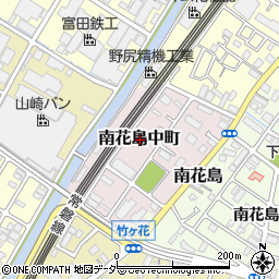千葉県松戸市南花島中町周辺の地図