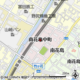 千葉県松戸市南花島中町周辺の地図