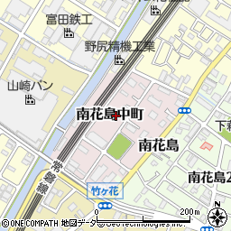 千葉県松戸市南花島中町253-43周辺の地図
