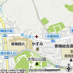東京都青梅市東青梅6丁目26-13周辺の地図