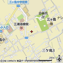 埼玉県所沢市三ケ島3丁目1402周辺の地図