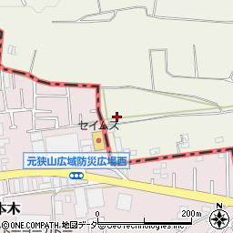 埼玉県入間市二本木535周辺の地図