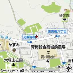 東京都青梅市東青梅6丁目23周辺の地図