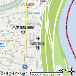埼玉県三郷市東町22周辺の地図