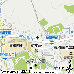 東京都青梅市東青梅6丁目26-10周辺の地図