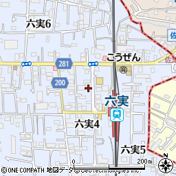 個太郎塾　六実教室周辺の地図