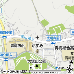 東京都青梅市東青梅6丁目26-12周辺の地図