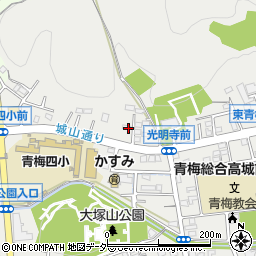 東京都青梅市東青梅6丁目34周辺の地図