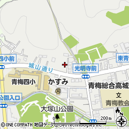 東京都青梅市東青梅6丁目34-2周辺の地図