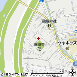 千葉県松戸市古ケ崎186周辺の地図