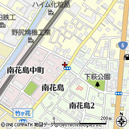 千葉県松戸市南花島中町185周辺の地図