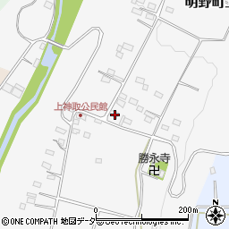 山梨県北杜市明野町上神取1261周辺の地図