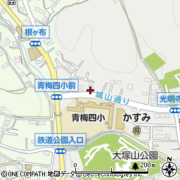 東京都青梅市東青梅6丁目27-34周辺の地図