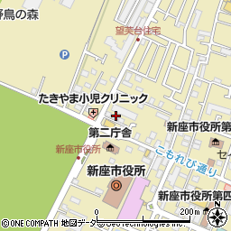株式会社成増園服研究所　新座倉庫周辺の地図
