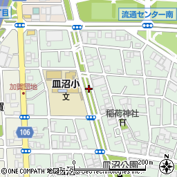 東京都足立区皿沼3丁目18周辺の地図