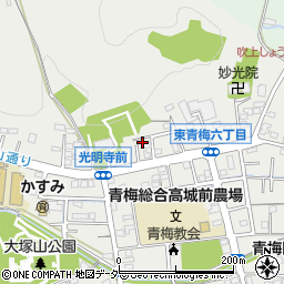 東京都青梅市東青梅6丁目23-8周辺の地図