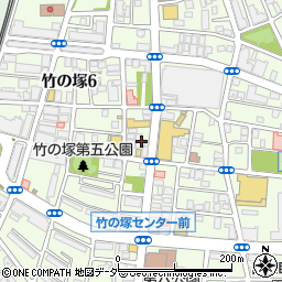 株式会社中央住宅　ポラス住まいの情報館竹ノ塚営業所周辺の地図