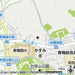 東京都青梅市東青梅6丁目26-1周辺の地図