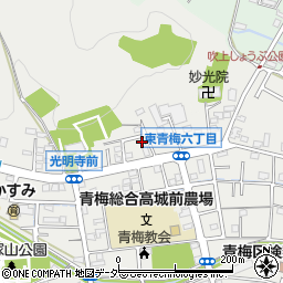 東京都青梅市東青梅6丁目22-10周辺の地図