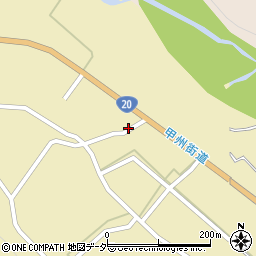 山梨県北杜市武川町三吹978周辺の地図