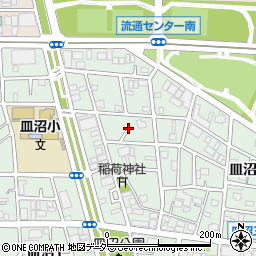東京都足立区皿沼3丁目22周辺の地図