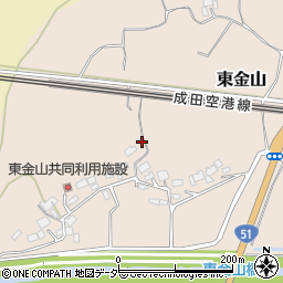 千葉県成田市東金山275周辺の地図