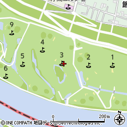 川口市浮間ゴルフ場周辺の地図