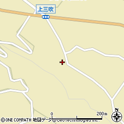 山梨県北杜市武川町三吹1079周辺の地図