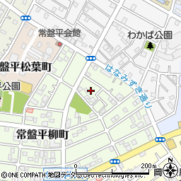 千葉県松戸市常盤平柳町周辺の地図