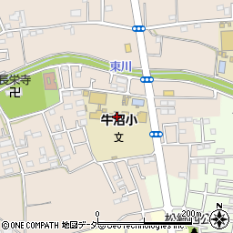 所沢市立牛沼小学校周辺の地図
