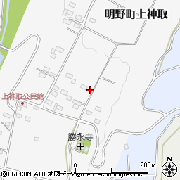 山梨県北杜市明野町上神取1287周辺の地図