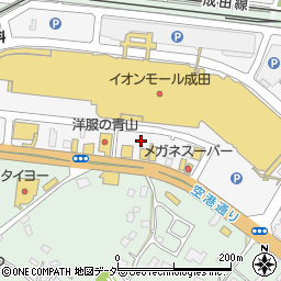 イオンモール成田屋外第６駐車場周辺の地図