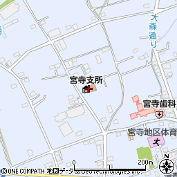 入間市役所　宮寺・二本木地区地域包括支援センター周辺の地図