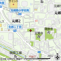 元郷第7公園周辺の地図