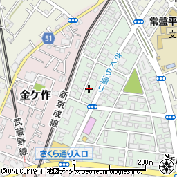 千葉県松戸市常盤平陣屋前5-3周辺の地図