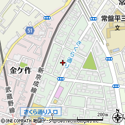 千葉県松戸市常盤平陣屋前5周辺の地図