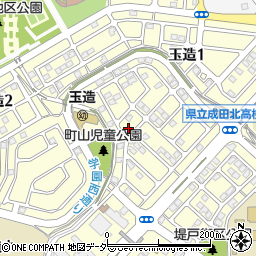 千葉県成田市玉造1丁目21-3周辺の地図