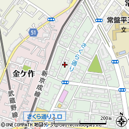 千葉県松戸市常盤平陣屋前5-17周辺の地図