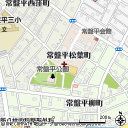 千葉県松戸市常盤平松葉町周辺の地図