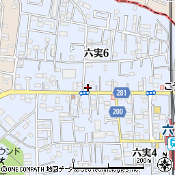 マツモトキヨシ松戸六実店周辺の地図