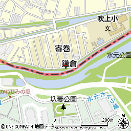 埼玉県三郷市鎌倉536周辺の地図