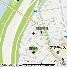 千葉県松戸市古ケ崎232周辺の地図