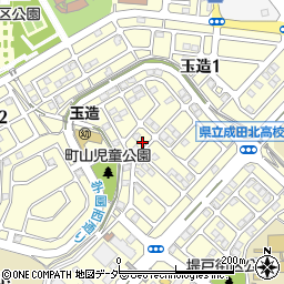 千葉県成田市玉造1丁目21-2周辺の地図