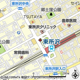 所沢警察署東所沢交番周辺の地図