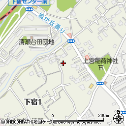 東京都清瀬市下宿1丁目136-1周辺の地図
