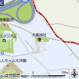 大東神社周辺の地図