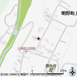 山梨県北杜市明野町上神取1260周辺の地図